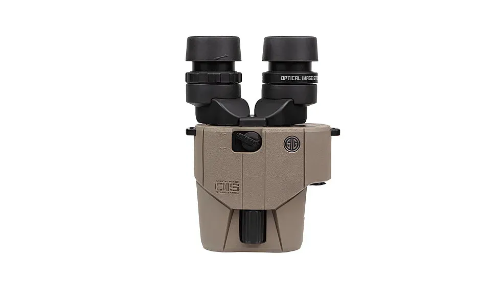 Sig Sauer Zulu6 FDE HDX OIS 10x30mm Waterproof Fog-Proof Roof Prism Binocular with Image Stabilization (SOZ6WP10)