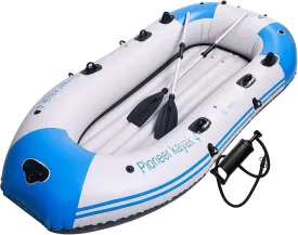TEmkin Adult Inflatable Boat, Rubber Boat, Inflatable Kayak Kit, Inflatable Kayak, Fishing Boat Kayak (One Color 235 * 135 * 36cm)
