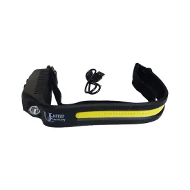 UNITED ELECTRICAL LED Headlamp Light Sensor IPX6 Rechargeable Type-C
