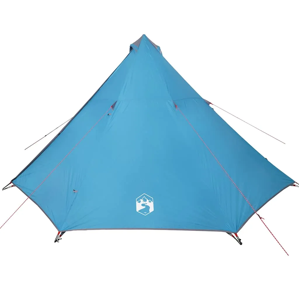 vidaXL Family Tent Tipi 8-Person Blue Waterproof