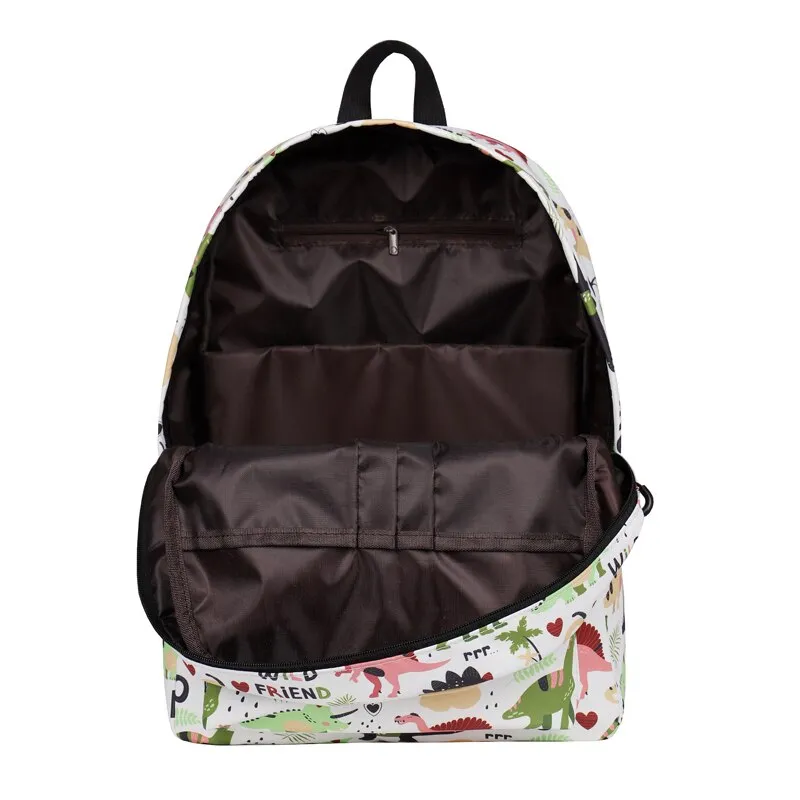 Water Resistant  Dinosaur Backpack Printed School Bags