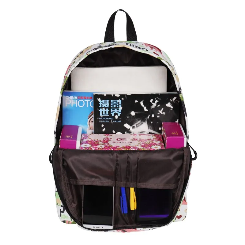 Water Resistant  Dinosaur Backpack Printed School Bags
