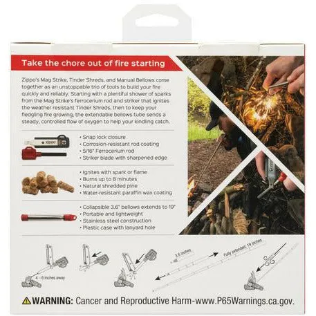 Zippo Fire Starter Combo Kit - Firefast MTB Set